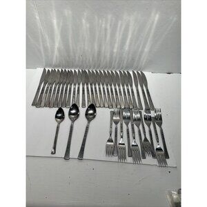 Vintage Ekco Eterna Cantina Stainless Steel Flatware 40 Piece‎ Mixed Lot